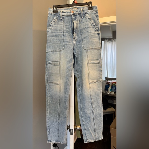 MOTHER Worker Cargo Pants Teatime Sz 28